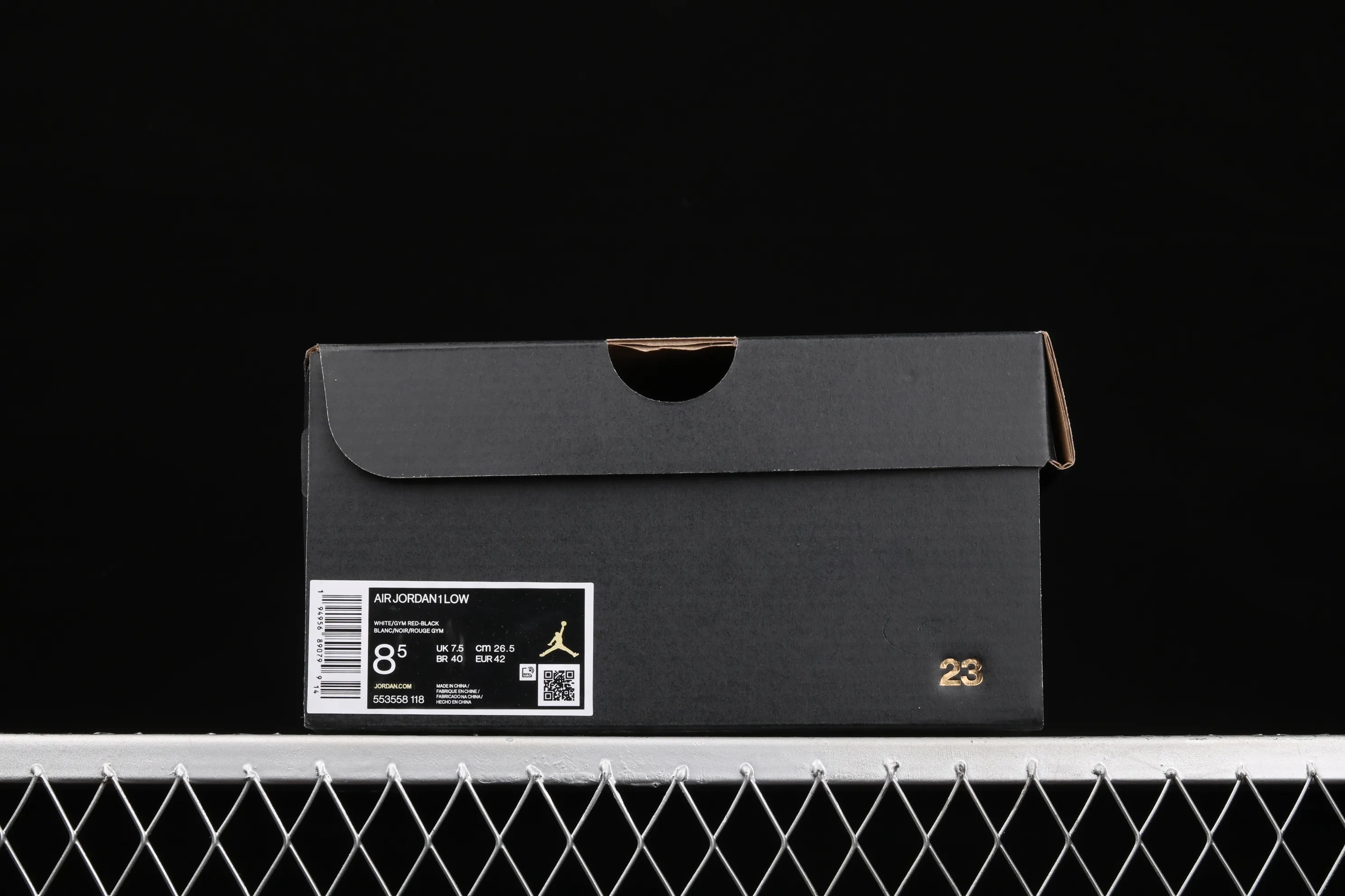All categories Air Jordan Jordan series basketball shoes Air Jordan 1 Low G version pure original Air Jordan 1 Low AJ1 Joe 1 white black red cultural and leisure sports sneakers 553558-118